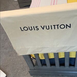 Louis Vuitton Beige Cover with Black Logo
